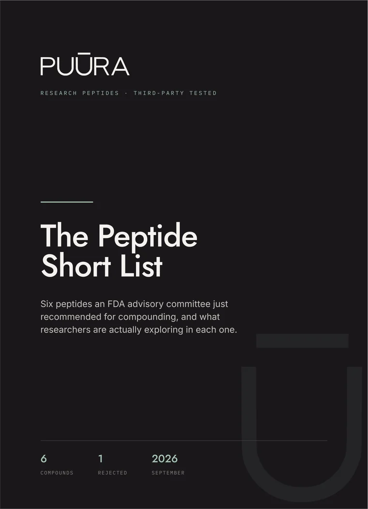 Cover of The Peptide Short List